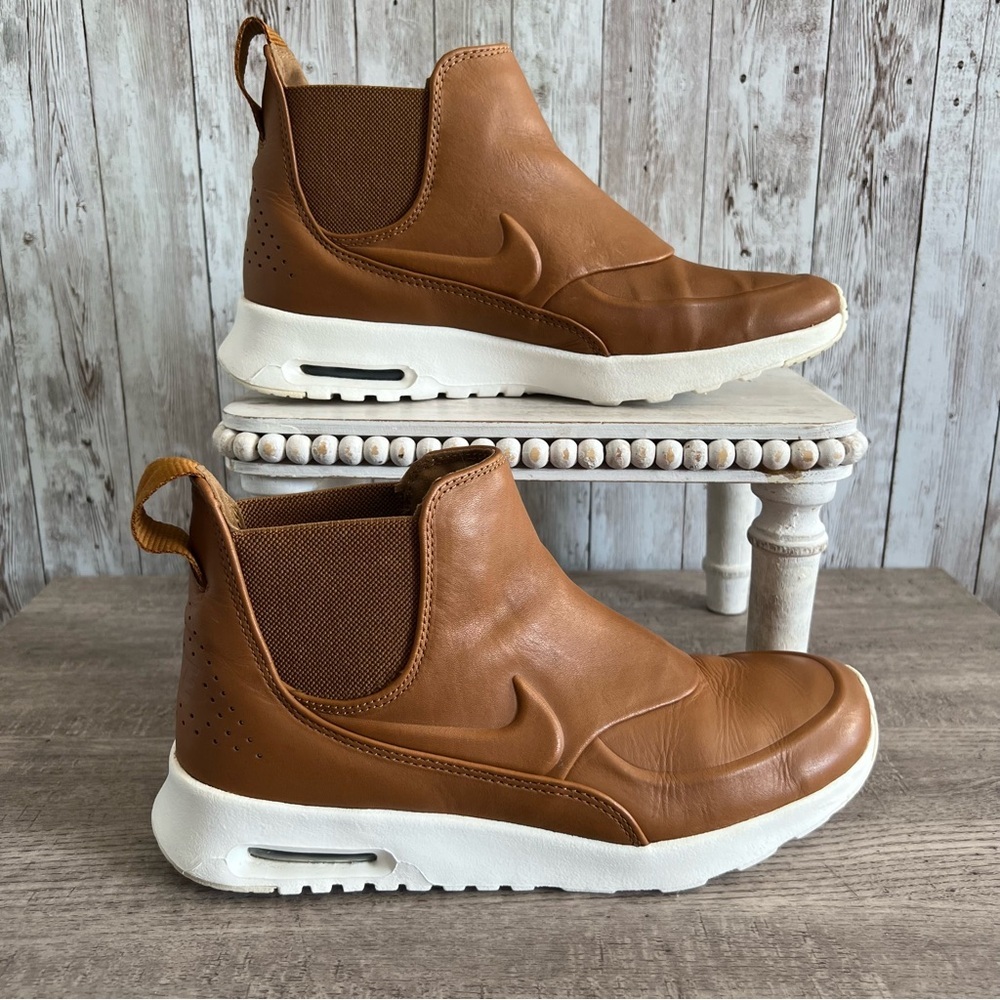 Nike Women’s Air Max Thea Mid Ale Brown Tan Slip-On Sneakers 8.5